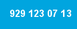 929 123 07 13